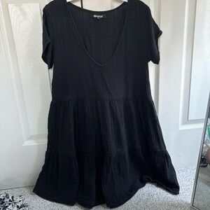 Rip Curl Black Midi Dress